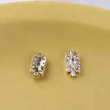10pcs Zircon Glitter Nail Stickers DIY Jewelry Nail Charms