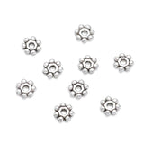 500pcs Tibetan Silver Daisy Spacer Beads for Jewelry Making