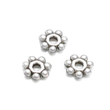 500pcs Tibetan Silver Daisy Spacer Beads for Jewelry Making