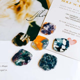 Resin Shell Shape Eardrop Diy Pendant Necklace Charms 10pcs