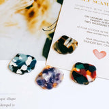 Resin Shell Shape Eardrop Diy Pendant Necklace Charms 10pcs