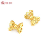 Matte Brass Double Side Beads Caps Spacer Beads Jewelry Making Supplies