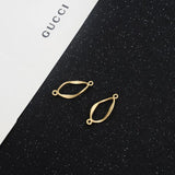 10pcs Irregular Hollow Pendant Charms for Diy Necklace Earrings