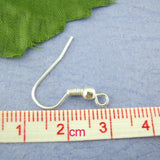 Zinc Alloy Ear Wire Hooks Earring Findings DIY Making Drop Earrings, 200-250PCs