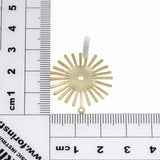 10pcs Stainless Steel Flower Stud Earring Bases for Jewelry Making