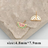 Handmade Zircon Earrings for Women, 6 pcs/lot