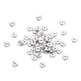 100pcs 10mm Donut Alloy Spacer Beads Tibetan Style DIY Jewelry Making
