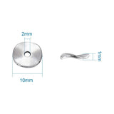 100pcs 10mm Donut Alloy Spacer Beads Tibetan Style DIY Jewelry Making