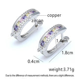 Zircon Earrings DIY Jewelry Making Supplies