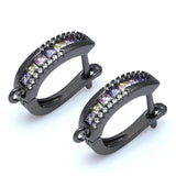 Zircon Earrings DIY Jewelry Making Supplies