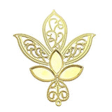 20Pcs Antique Bronze Metal Filigree Flowers Charms Base Setting Jewelry DIY