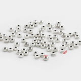 100pcs Mixed Style Silver/Gold Charms Spacer Beads DIY Bracelet Loose Bead