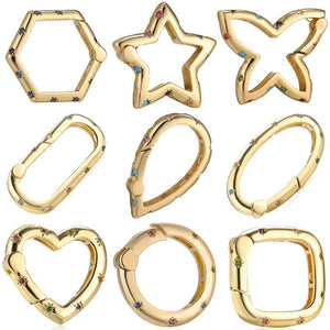 DIY Fastener Carabiner Supplies Hanging Chains Lobster Spring Clasps Accessories