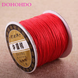 120m/Spool 0.8mm Mix Nylon Knotting Cord DIY Bracelet Thread