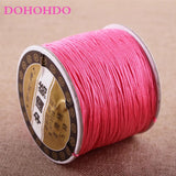 120m/Spool 0.8mm Mix Nylon Knotting Cord DIY Bracelet Thread