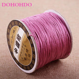 120m/Spool 0.8mm Mix Nylon Knotting Cord DIY Bracelet Thread