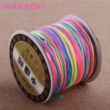 120m/Spool 0.8mm Mix Nylon Knotting Cord DIY Bracelet Thread