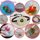 120m/Spool 0.8mm Mix Nylon Knotting Cord DIY Bracelet Thread