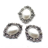 10 Pcs Vintage Pearl Alloy DIY Wedding Dress Rhinestone Jewelry Accessories