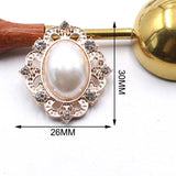 10 Pcs Vintage Pearl Alloy DIY Wedding Dress Rhinestone Jewelry Accessories
