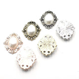 10 Pcs Vintage Pearl Alloy DIY Wedding Dress Rhinestone Jewelry Accessories