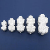 3D 999 Silver Fengshui Pixiu Beads Pure Silver Piyao Lucky Animal