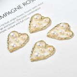 Peach Heart Love Pendant DIY Earring Accessory