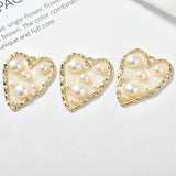 Peach Heart Love Pendant DIY Earring Accessory