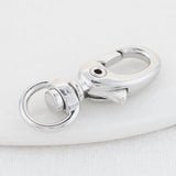 4PCS 14K Zinc Alloy Key Connect Heart Lobster Clasps DIY Jewelry Findings
