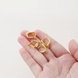 10Pcs 19mm French Lever Earring Hooks Wire Settings Base Hoops Findings