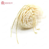 4PCS 93MM 24K Brass Tassel Earring Chain DIY Jewelry Findings