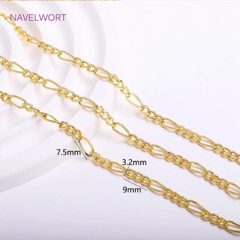 18K Real Plated Chain - DIY Necklace Making Supplies