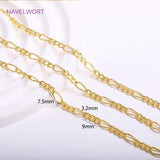 18K Real Plated Chain - DIY Necklace Making Supplies