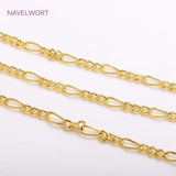 18K Real Plated Chain - DIY Necklace Making Supplies