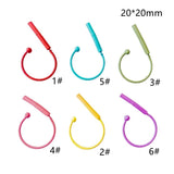 Multicolors Plated Wire Stud Earring Accessories 10pcs