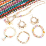 Dyed Shell Beads for Jewelry Making Bracelet Earring