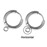 10pcs Stainless Steel Earring Hooks Base for DIY Jewelry Making