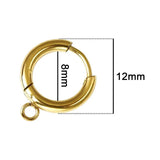 10pcs Stainless Steel Earring Hooks Base for DIY Jewelry Making