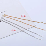 10pcs 925 Sterling Silver Earring Tassel Chain Ear Wire for DIY Jewelry Making