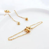 14K Plated Brass Magnetic Bracelet Clasp Safety Chain DIY Jewelry Making