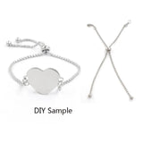 3-Piece Stainless Steel Bolo Chain Bracelets Adjustable Slider