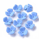 20pcs Acrylic Flower Bead Caps For Jewelry Making DIY 23x20 22x7mm