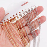 12Pcs K Clasp Twisted Necklace Chains for DIY Jewelry Making