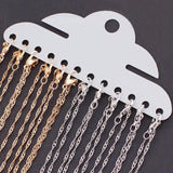 12Pcs K Clasp Twisted Necklace Chains for DIY Jewelry Making