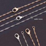 12Pcs K Clasp Twisted Necklace Chains for DIY Jewelry Making