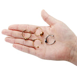 10Pcs Stainless Steel Adjustable Ring Base for DIY Rings