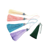 6Pcs/Lot Cotton Silk Tassel Fringe Hanging Rope for DIY Jewelry Making