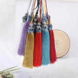 6Pcs/Lot Cotton Silk Tassel Fringe Hanging Rope for DIY Jewelry Making