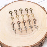 100pcs 10x5mm Small Sheep Eyes Nail Screw Jewelry Accessory
