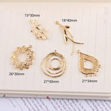 Copper Plated 18K Earrings DIY Jewelry Accessories